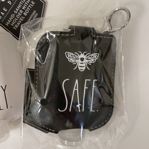 Rae Dunn hand sanitizer holders with clips - Picture 3 of 4